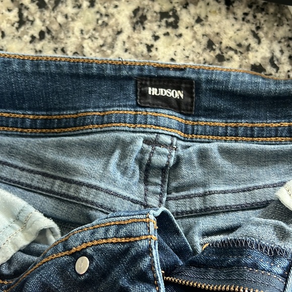 Hudson Cuffed Denim Jean Shorts sz 27 - Picture 10 of 11